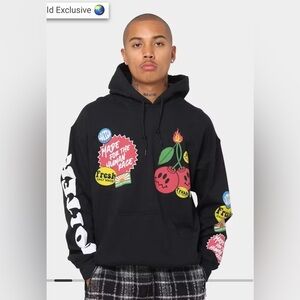 LOITER Cherry Bomb custom graphic Hoodie Men’s Large